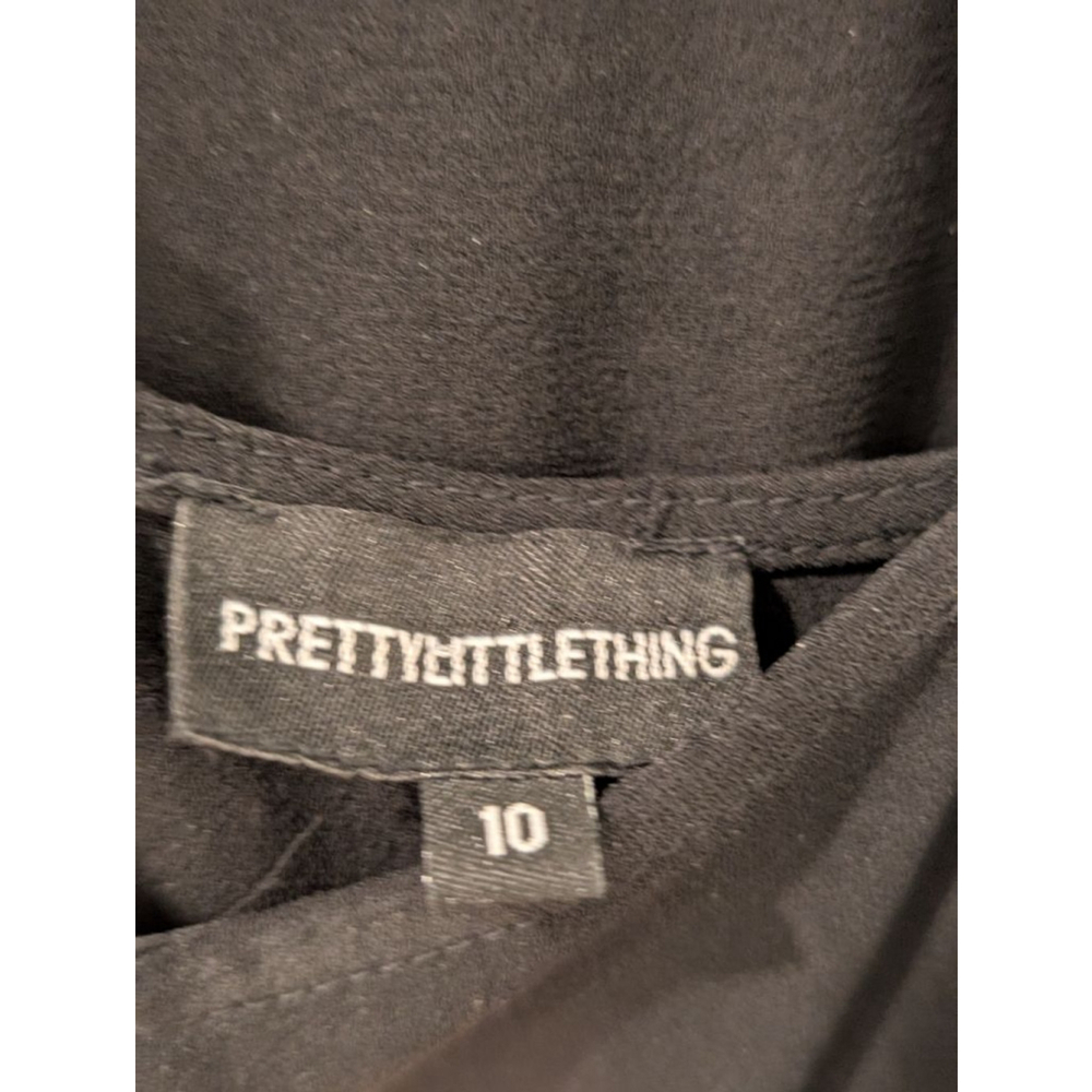 Women's PrettyLittleThing Dress Size 10 Black - Picture 9 of 12